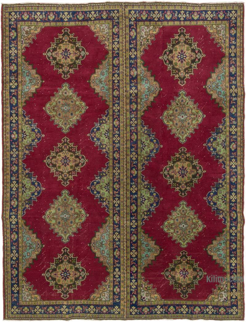 Vintage Turkish Hand-Knotted Rug - 9' 10" x 12' 10" (118" x 154") - K0075426