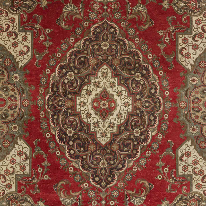 Vintage Hand-Knotted Oriental Rug - 9' 10" x 15' 6" (118" x 186") - K0075427