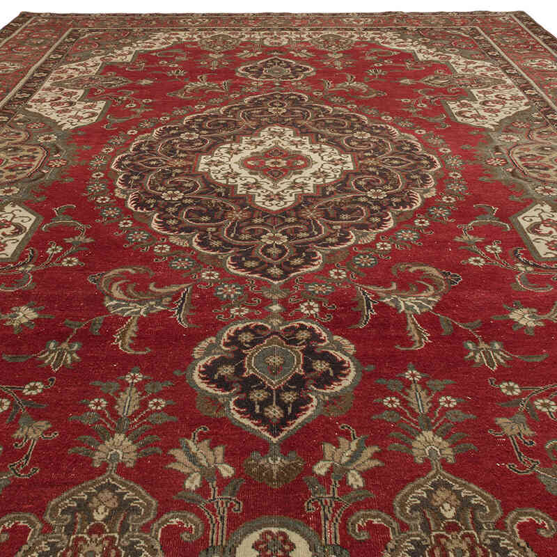 Vintage Hand-Knotted Oriental Rug - 9' 10" x 15' 6" (118" x 186") - K0075427