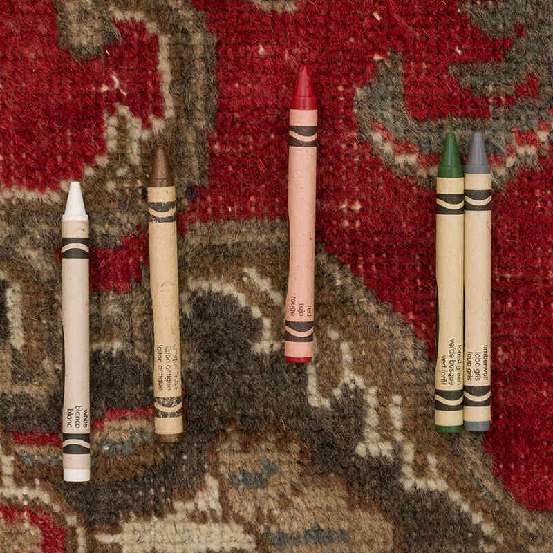 Vintage Hand-Knotted Oriental Rug - 9' 10" x 15' 6" (118" x 186") - K0075427