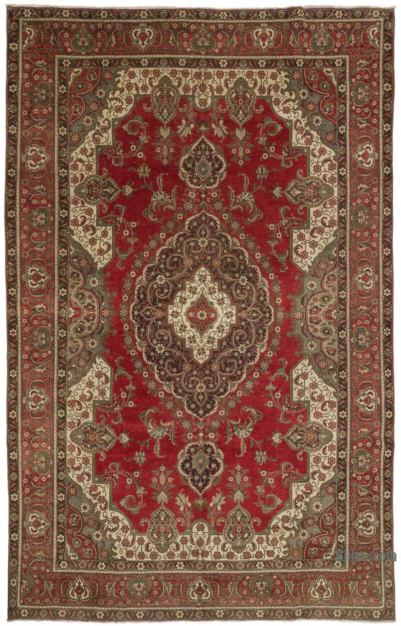 Vintage Hand-Knotted Oriental Rug - 9' 10" x 15' 6" (118" x 186") - K0075427