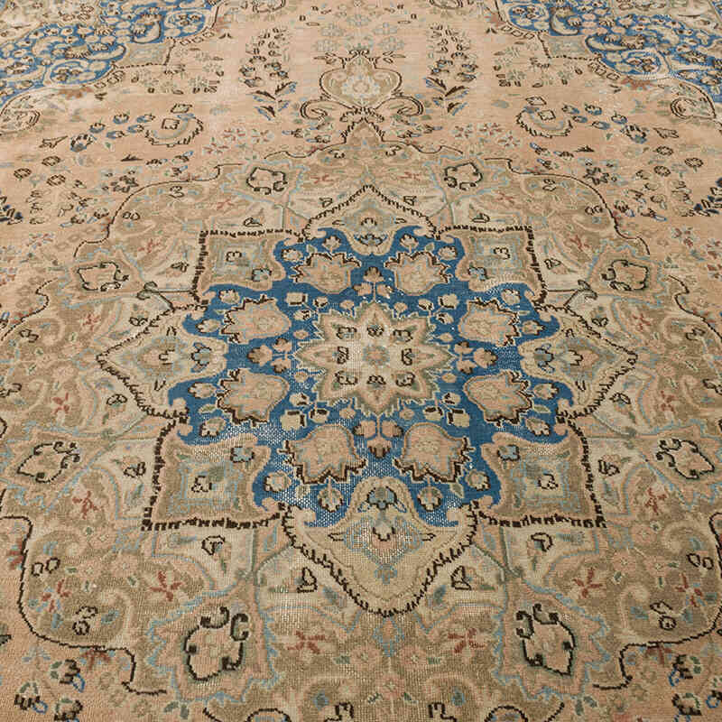 Vintage Hand-Knotted Oriental Rug - 9' 3" x 12' 6" (111" x 150") - K0075428