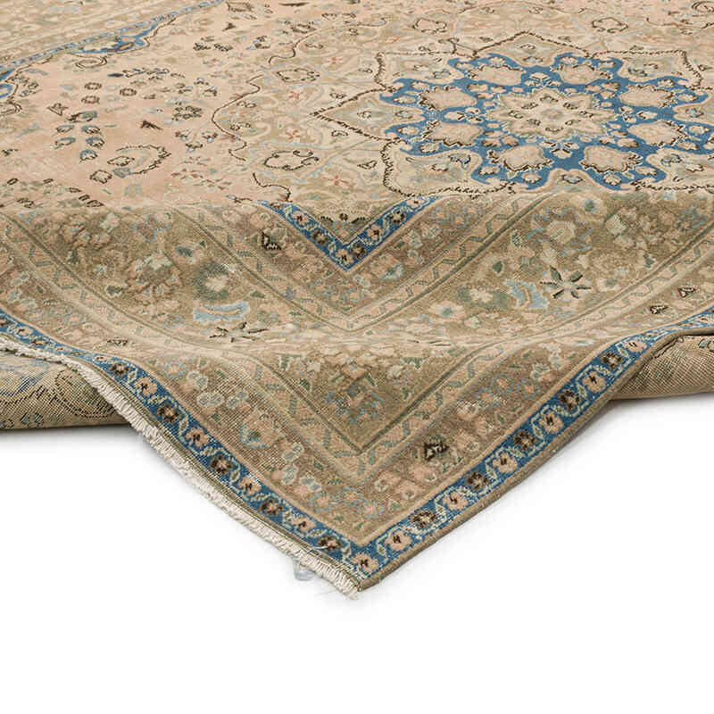 Vintage Hand-Knotted Oriental Rug - 9' 3" x 12' 6" (111" x 150") - K0075428