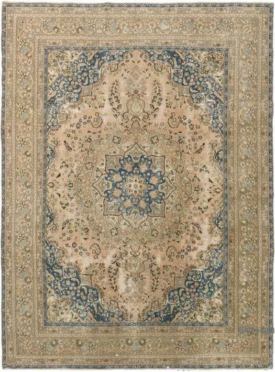 Vintage Hand-Knotted Oriental Rug - 9' 3" x 12' 6" (111" x 150")