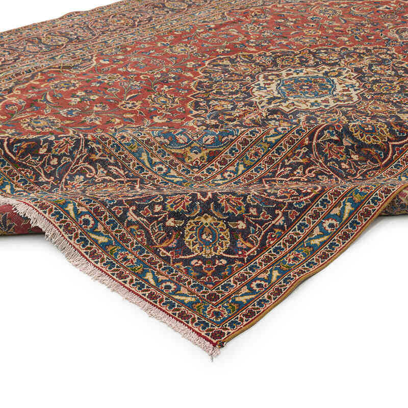 Vintage Hand-Knotted Oriental Rug - 9' 7" x 13' 9" (115" x 165") - K0075429