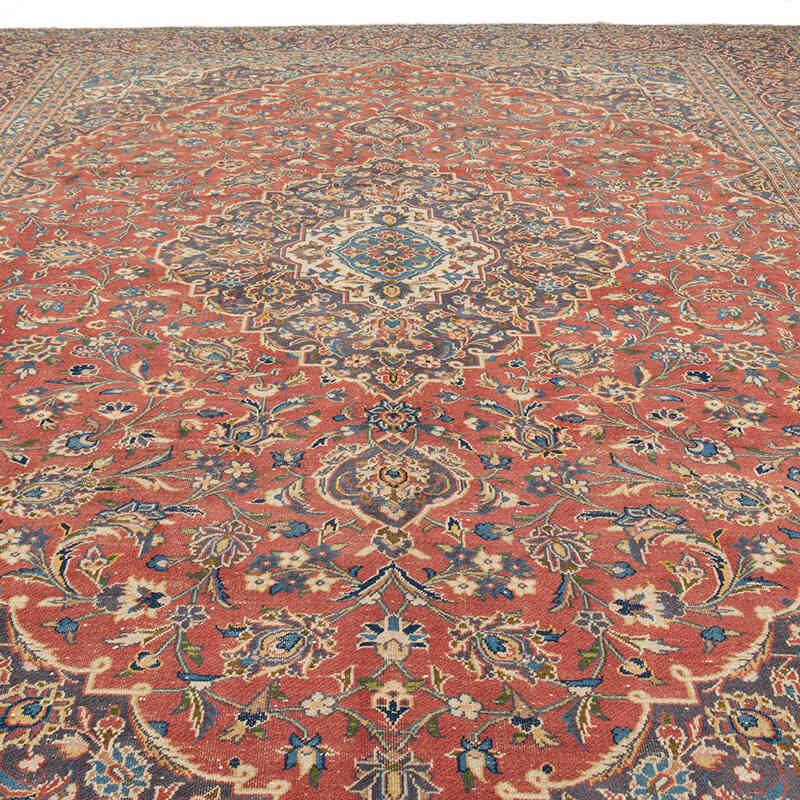 Vintage Hand-Knotted Oriental Rug - 9' 7" x 13' 9" (115" x 165") - K0075429