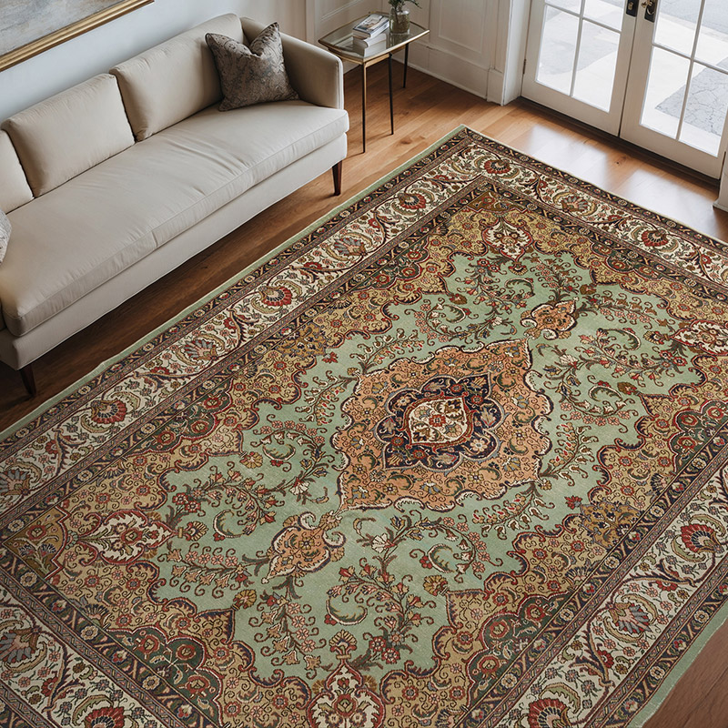 Alfombra Oriental Vintage Anudada a Mano - 260 cm x 352 cm - K0075430