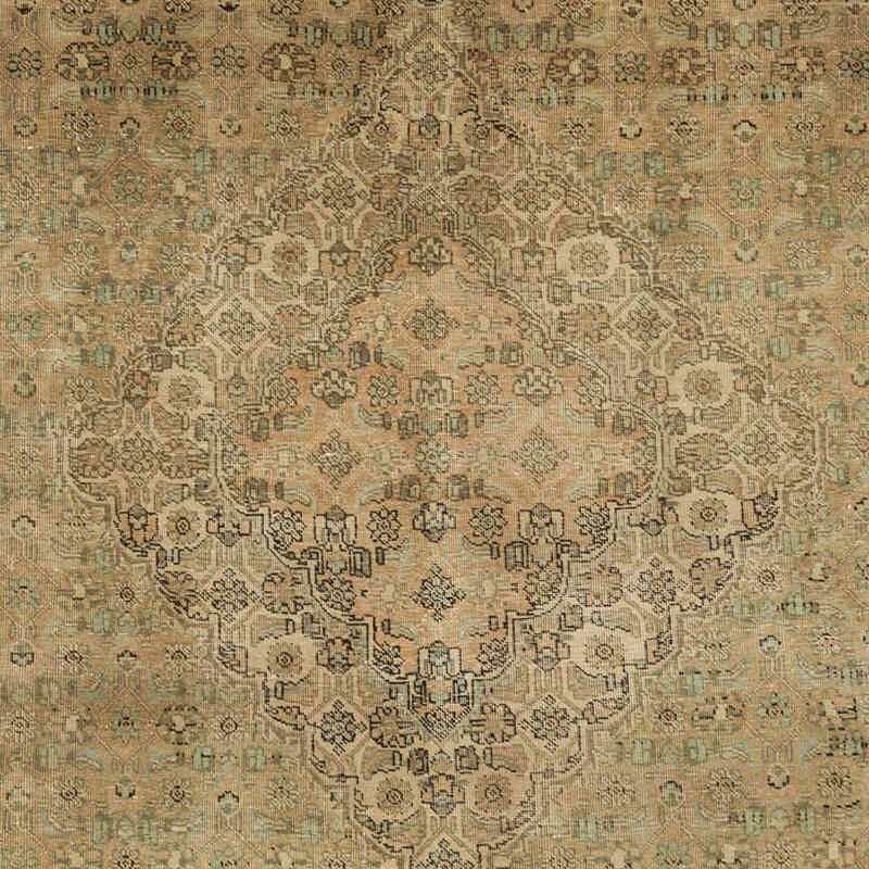 Vintage Hand-Knotted Oriental Rug - 9' 2" x 12'  (110" x 144") - K0075432