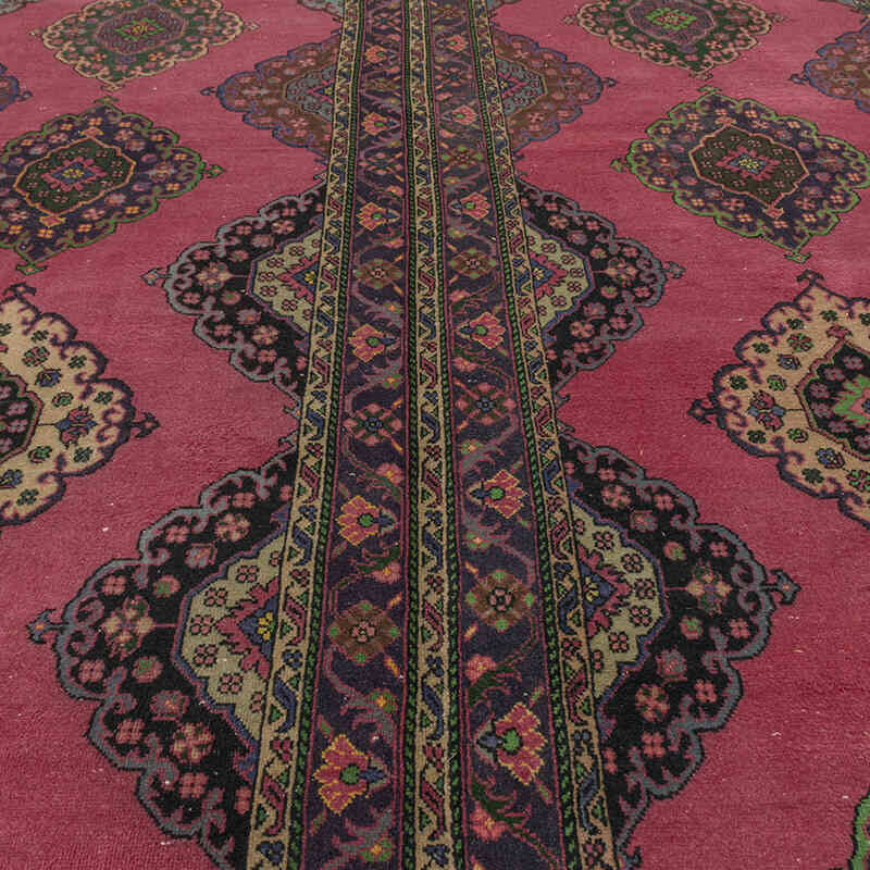 Alfombra Vintage Turca Anudada a Mano - 287 cm x 425 cm - K0075442
