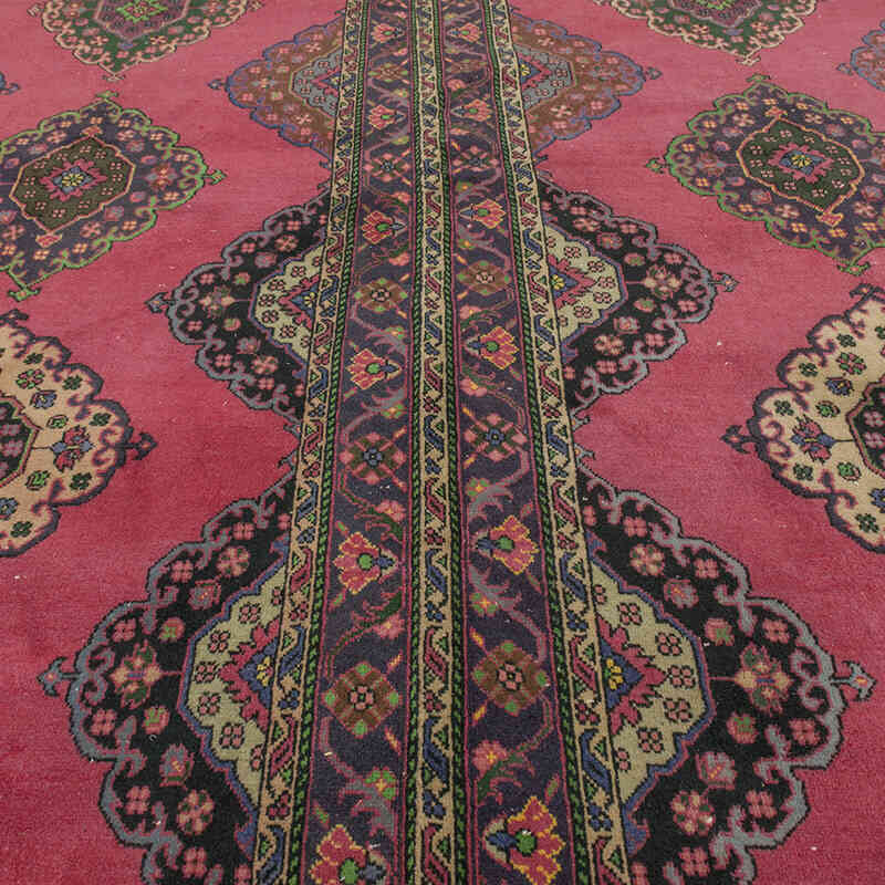 Alfombra Vintage Turca Anudada a Mano - 287 cm x 425 cm - K0075442