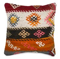 Kilim Pillow Cover - 1' 4" x 1' 4" (16" x 16")