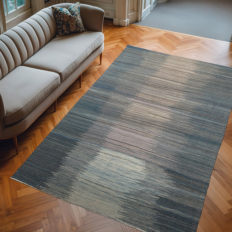 Yeni Kök Boya El Dokuma Kilim - 182 cm x 280 cm - K0075483