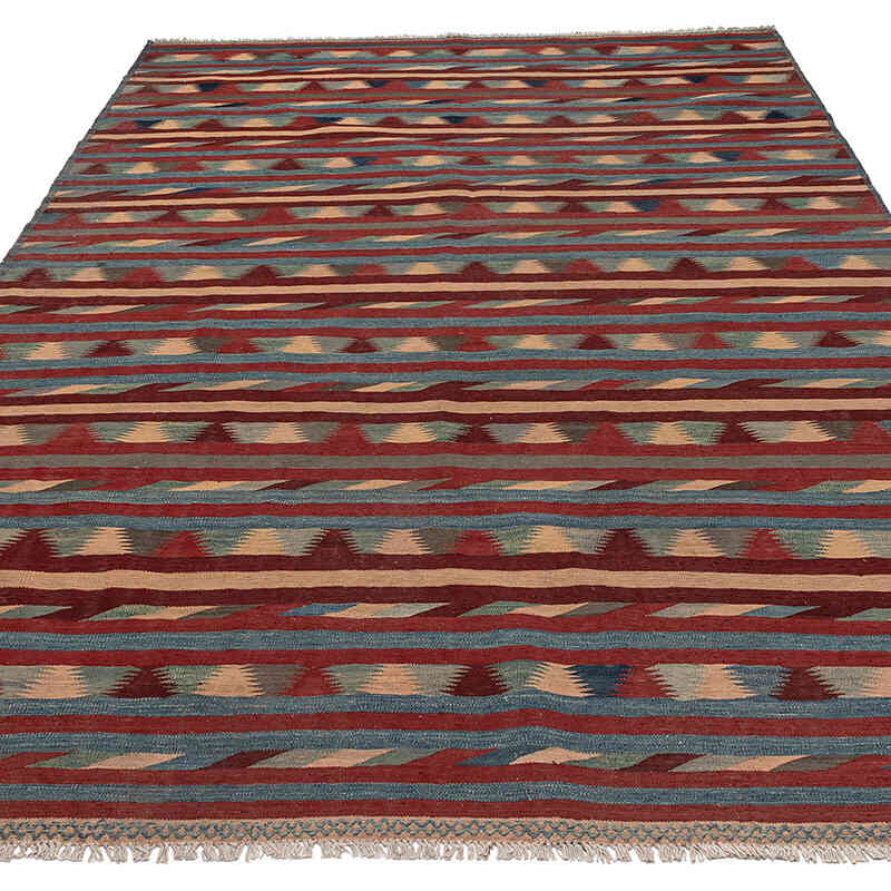 Yeni Kök Boya El Dokuma Kilim - 204 cm x 305 cm - K0075485