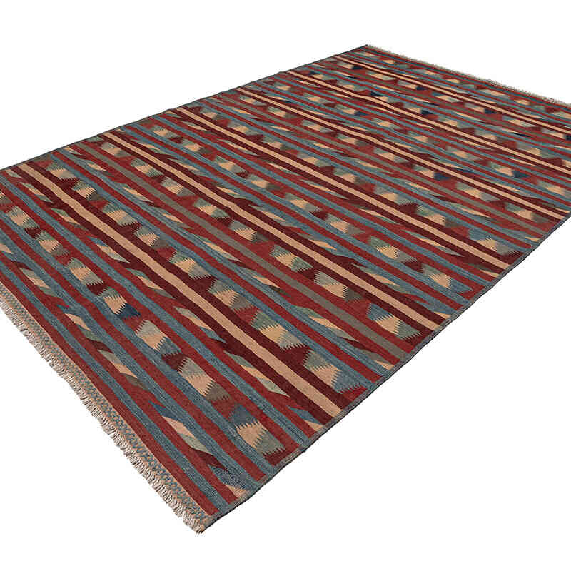 Yeni Kök Boya El Dokuma Kilim - 204 cm x 305 cm - K0075485