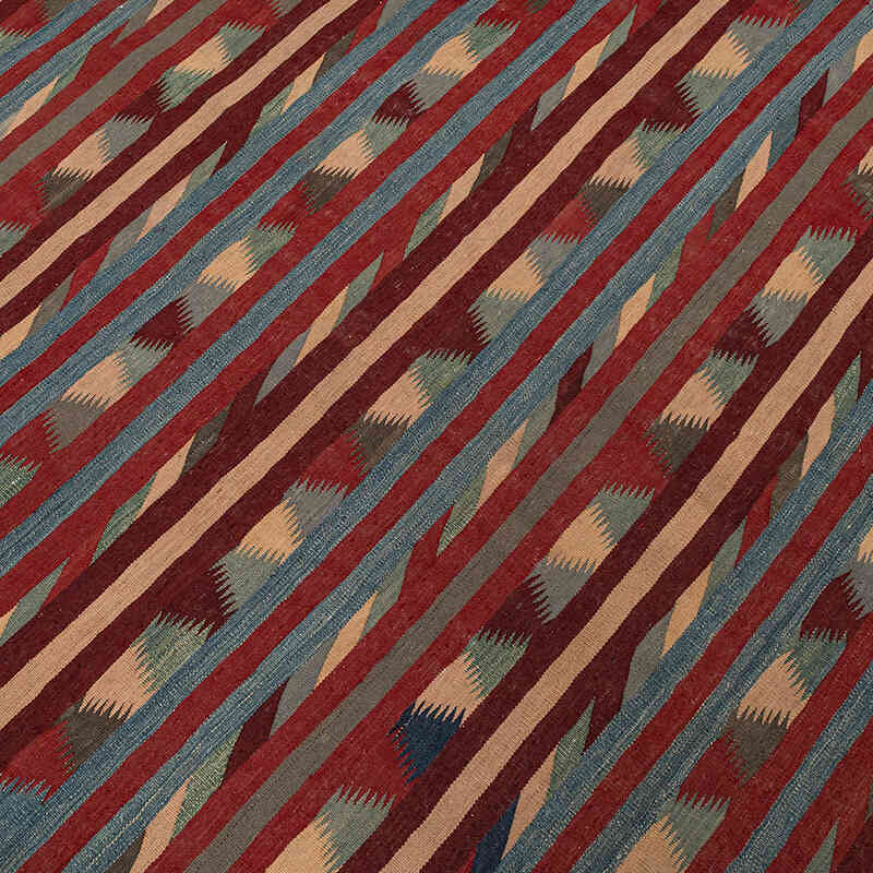 Yeni Kök Boya El Dokuma Kilim - 204 cm x 305 cm - K0075485