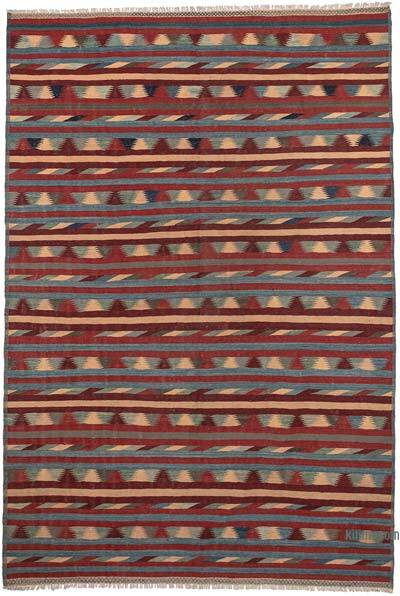 Yeni Kök Boya El Dokuma Kilim - 204 cm x 305 cm