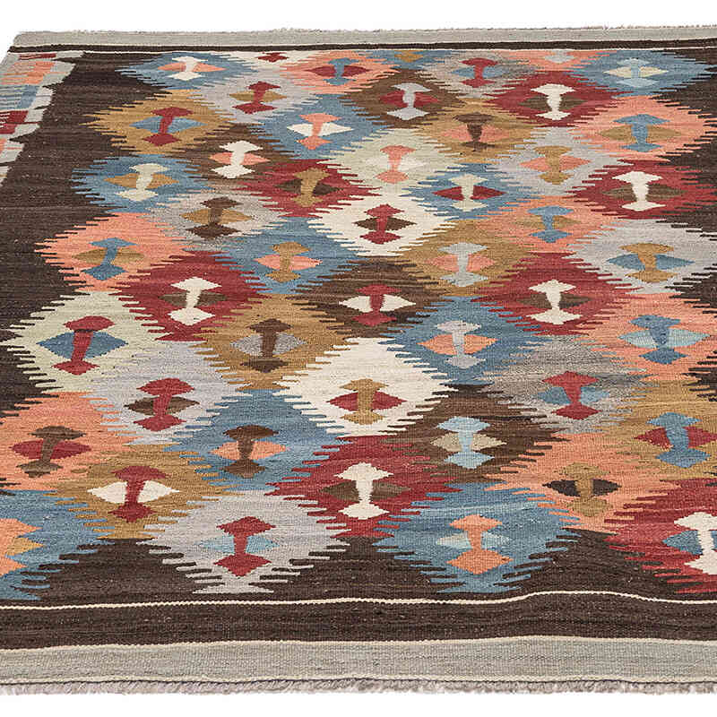 Yeni Kök Boya El Dokuma Kilim - 152 cm x 199 cm - K0075489