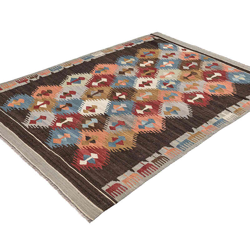 Yeni Kök Boya El Dokuma Kilim - 152 cm x 199 cm - K0075489