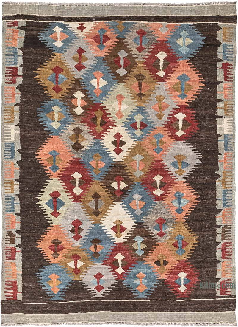 Yeni Kök Boya El Dokuma Kilim - 152 cm x 199 cm - K0075489