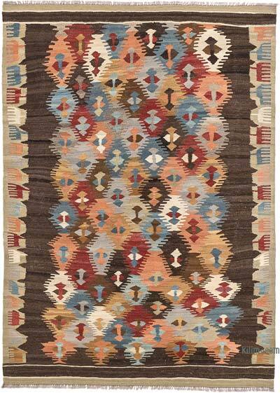 New Hand-Woven Kilim Rug - 5'  x 6' 11" (60" x 83")