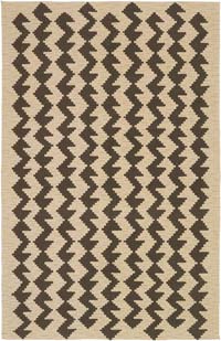 New Handwoven Turkish Kilim Rug - 6' 7" x 10' 1" (79" x 121")
