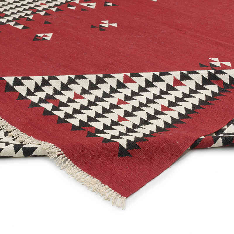 New Handwoven Turkish Kilim Rug - 10' 1" x 13' 2" (121" x 158") - K0075524