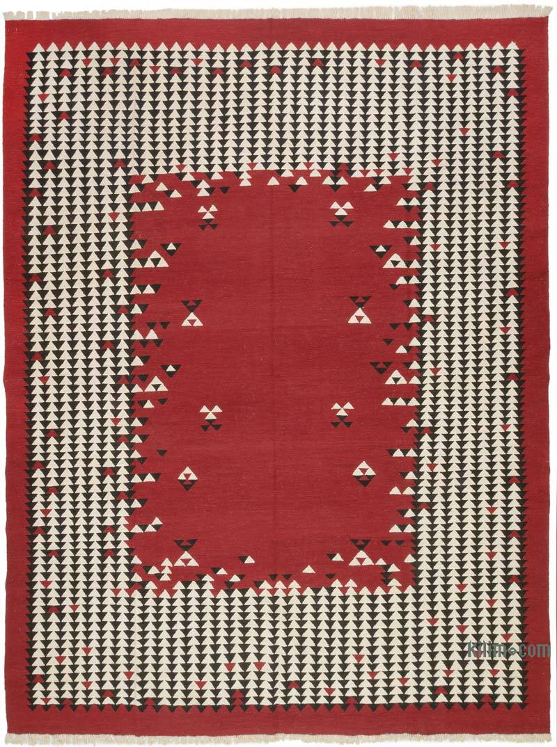 New Handwoven Turkish Kilim Rug - 10' 1" x 13' 2" (121" x 158") - K0075524