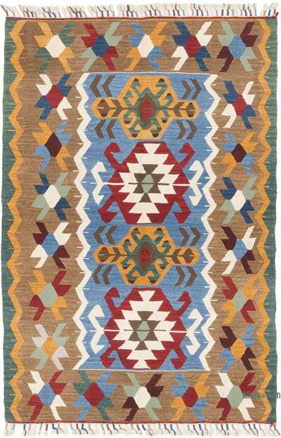 Nueva Alfombra Turca Kilim - 123 cm x 184 cm