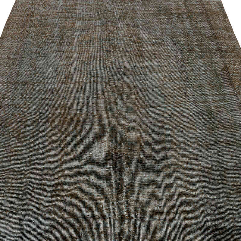 Over-dyed Vintage Hand-Knotted Turkish Rug - 4' 7" x 7' 9" (55" x 93") - K0075529