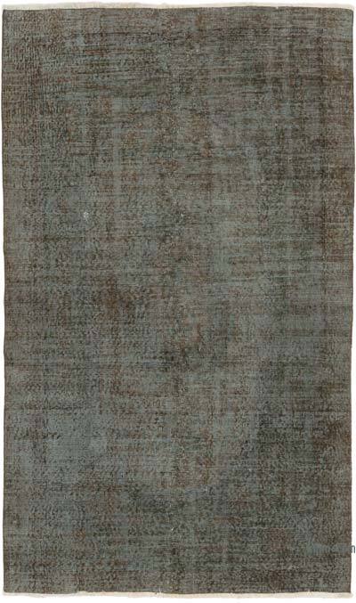 Alfombra Turca Vintage Sobre-teñida - 140 cm x 235 cm