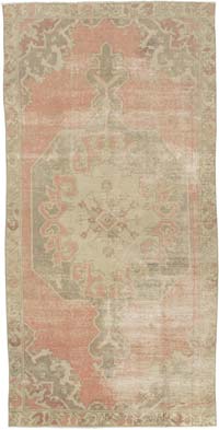 El Dokuma Vintage Hali - 128 cm x 247 cm