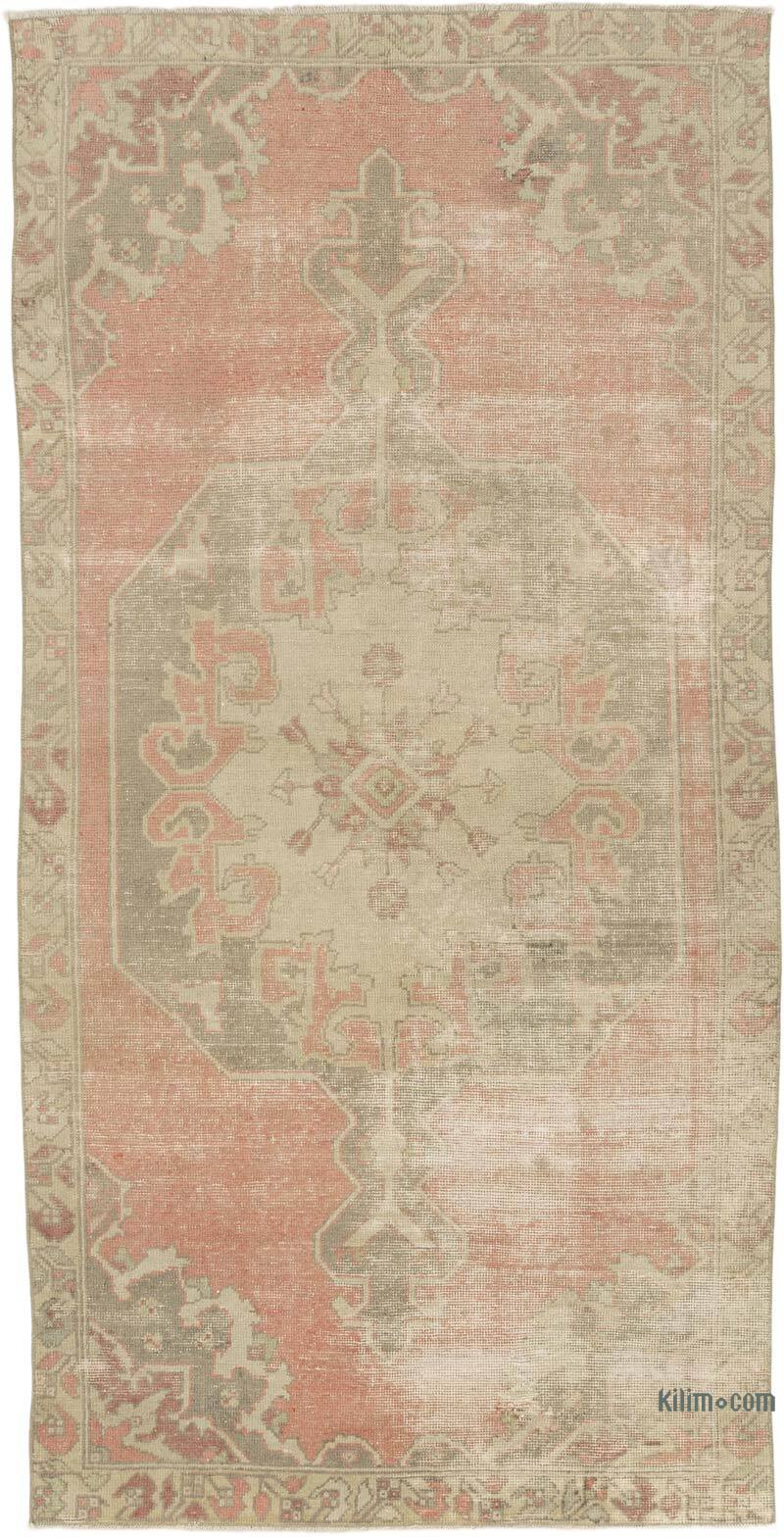 Vintage Turkish Hand-Knotted Rug - 4' 2" x 8' 1" (50" x 97") - K0075530