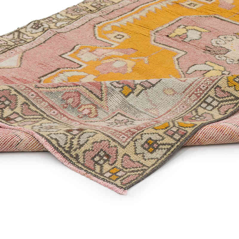 Alfombra Vintage Turca Anudada a Mano - 125 cm x 240 cm - K0075534