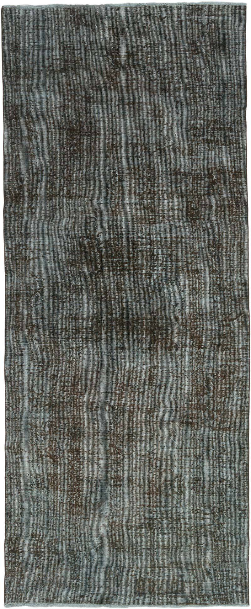 Over-dyed Vintage Hand-Knotted Turkish Runner - 4' 3" x 10' 2" (51" x 122") - K0075537