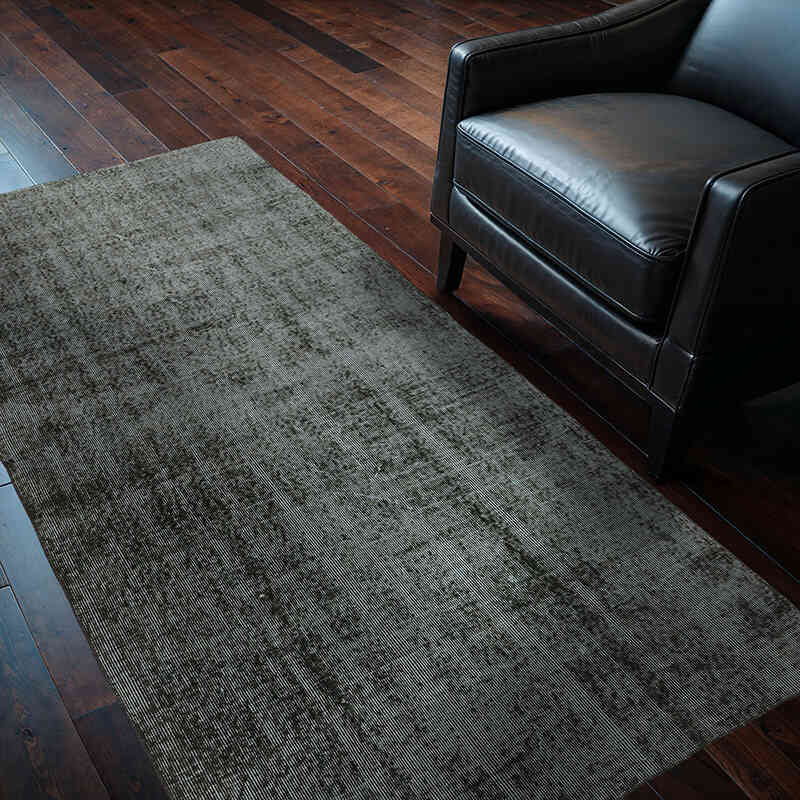 Alfombra Turca Vintage Sobre-teñida - 111 cm x 198 cm - K0075538