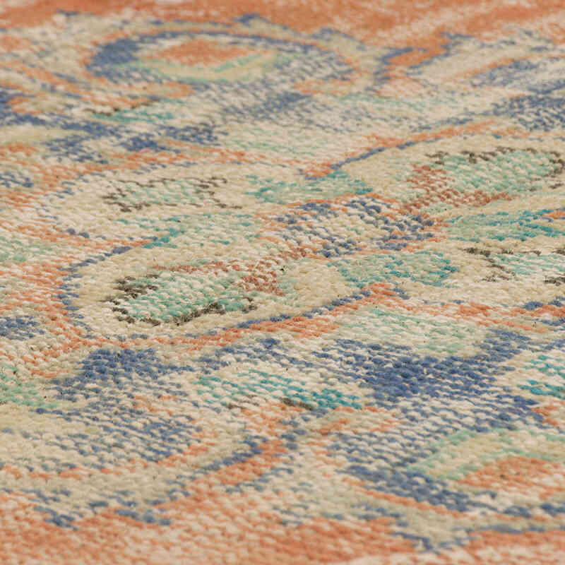 Alfombra Vintage Turca Anudada a Mano - 187 cm x 274 cm - K0075539