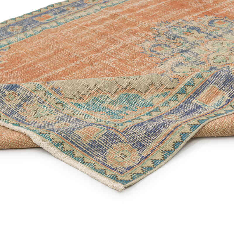 Alfombra Vintage Turca Anudada a Mano - 187 cm x 274 cm - K0075539