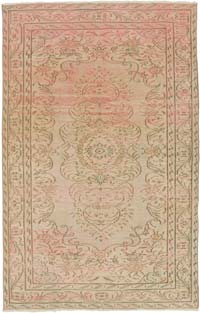 Vintage Turkish Hand-Knotted Rug - 5'  x 7' 9" (60" x 93")