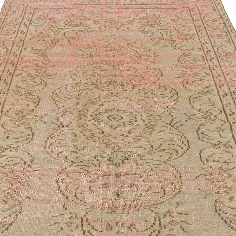 Alfombra Vintage Turca Anudada a Mano - 153 cm x 236 cm - K0075540