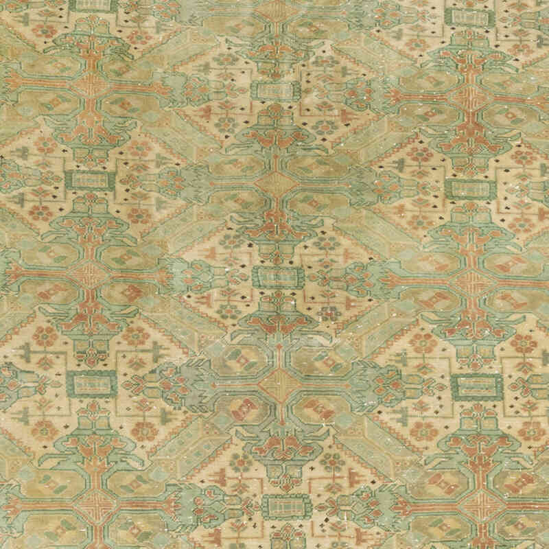 Alfombra Vintage Turca Anudada a Mano - 187 cm x 245 cm - K0075541