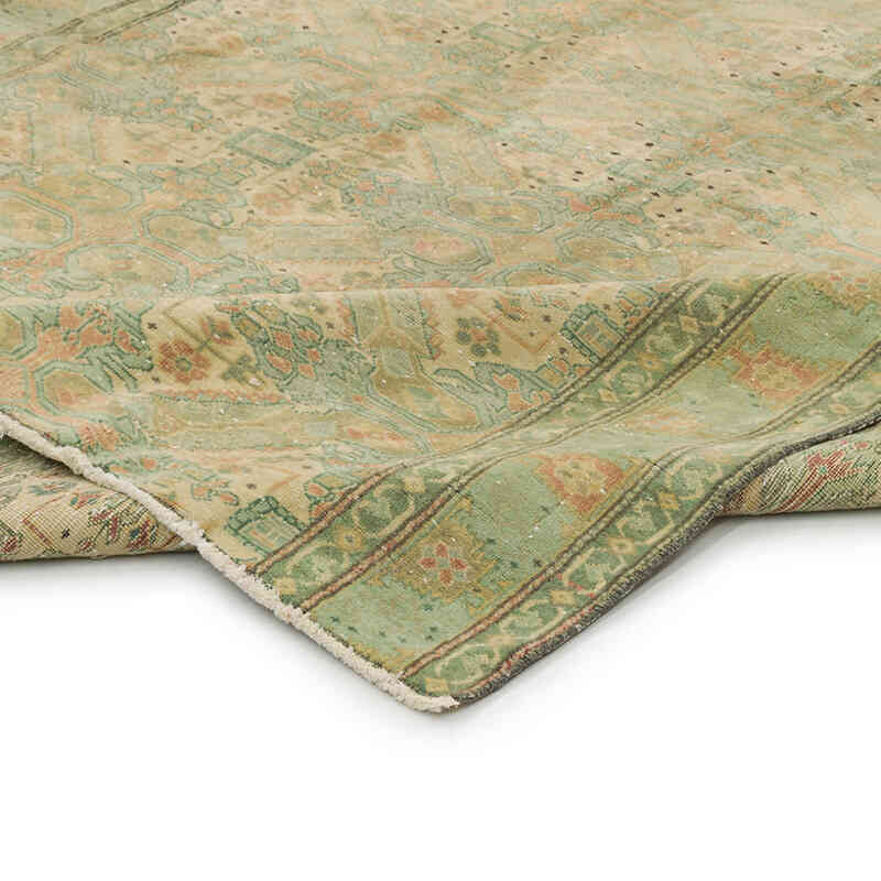 Alfombra Vintage Turca Anudada a Mano - 187 cm x 245 cm - K0075541