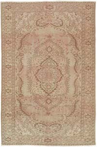 Alfombra Vintage Turca Anudada a Mano - 183 cm x 277 cm