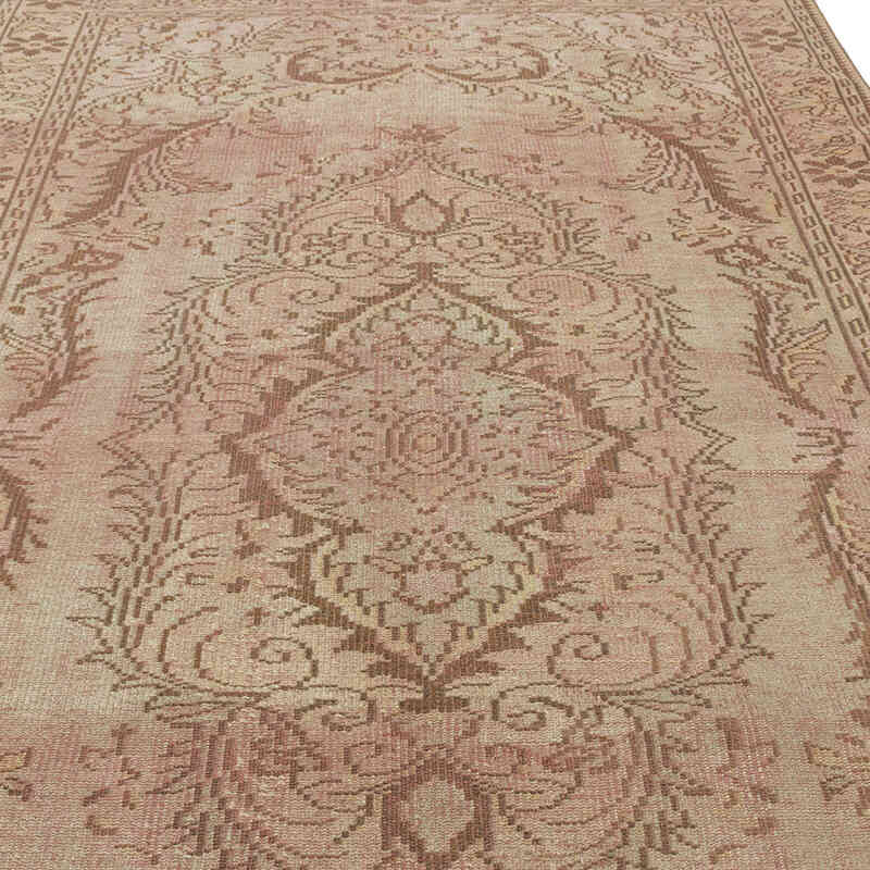 Vintage Turkish Hand-Knotted Rug - 6'  x 9' 1" (72" x 109") - K0075542