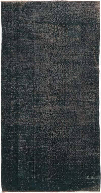 Alfombra Turca Vintage Sobre-teñida - 128 cm x 245 cm