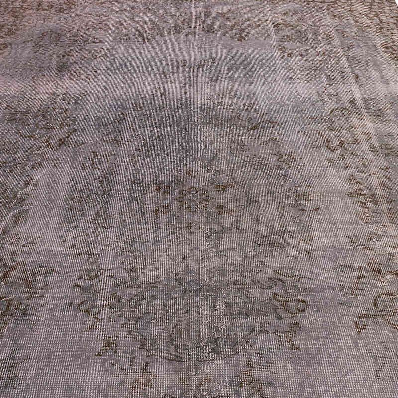 Over-dyed Vintage Hand-Knotted Turkish Rug - 6' 1" x 9' 2" (73" x 110") - K0075555