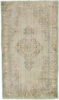 Alfombra Vintage Turca Anudada a Mano - 165 cm x 282 cm