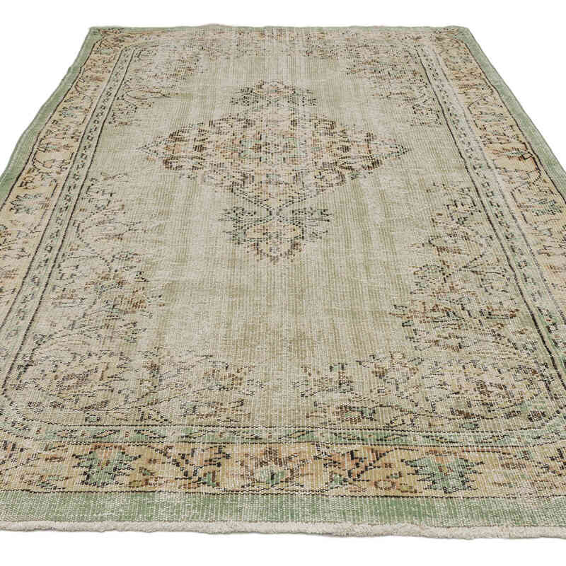 Vintage Turkish Hand-Knotted Rug - 5' 5" x 9' 3" (65" x 111") - K0075558