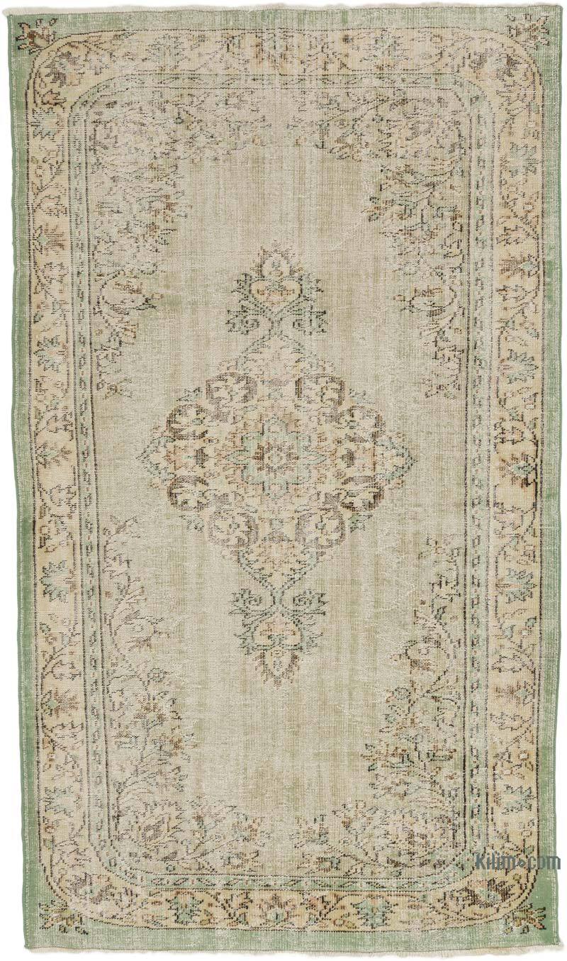 Vintage Turkish Hand-Knotted Rug - 5' 5" x 9' 3" (65" x 111") - K0075558