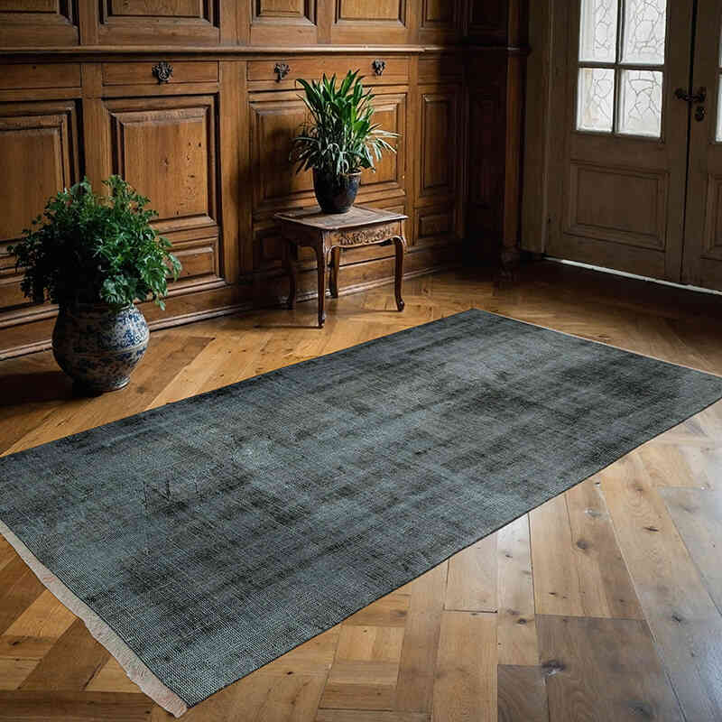 Boyali El Dokuma Vintage Hali - 137 cm x 251 cm - K0075559