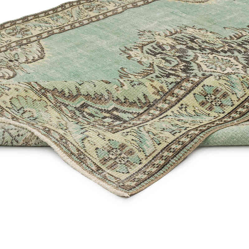 Alfombra Vintage Turca Anudada a Mano - 178 cm x 265 cm - K0075564